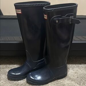Hunter Classic Navy Waterproof Boots
